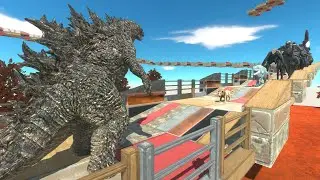 GODZILLA DEATH CLIMB - Animal Revolt Battle Simulator