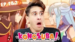 KONOSUBA EPISODE 1 & 2 REACTION!!!