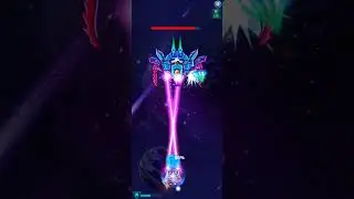 Use Only Legendary Ship Hard Level 48 Boss Alien Shooter Galaxy Attack #alienshooter #gamesplay