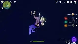 баг от тарана мобом с факелом... genshin impact