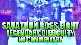 The Witch Queen: SAVATHUN FINAL BOSS FIGHT + ENDING CUTSCENE (No Commentary) - Destiny 2