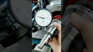 how to check run out pump shaft🤠#mechanical #shorts #tech #mechanic #shortvideo #shortsfeed