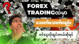 Forex Trading‌ လောက ထဲမှာ သောက်သောက်လဲဝင်ငွေလိုချင်ရင် ဒီ Video ကိုဆုံးအောင်ကြည့်