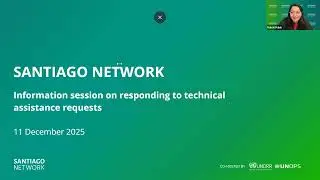 Santiago Network: Information session on responding to technical assistance requests