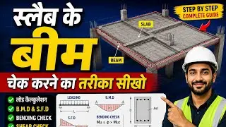 Slab ke beam check karne ka tarika