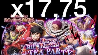 OPTC Blitz Battle x17,75  Tea Party from HeLL speedfarm
