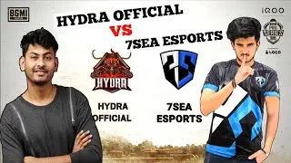 🇮🇳TEAM HYDRA VS 7SEA ESPORTS IN TOURNAMENT IN BGMI 🇮🇳