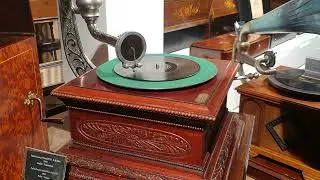 Path&eacute; Concert Model A with Record Cabinet, ca. 1910, France