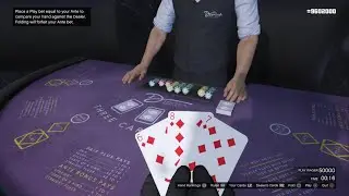 Grand Theft Auto V (PS4): Three Card Poker - Straight Flush