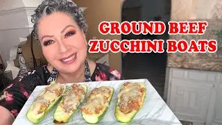GROUND BEEF ZUCCHINI BOATS 🥒 Healthy, Delicious & Ready in 30 Minutes!