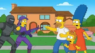 We Dropped Into SPRINGFIELD in Fortnite x The Simpsons