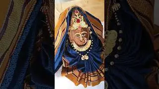 Kalash decoration ideas for Navratri | Kalash saree draping with blouse piece #kalashdecoration