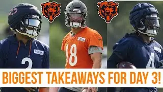 Chicago Bears Training Camp DAY THREE: Offense Continues To Be Up And Down!