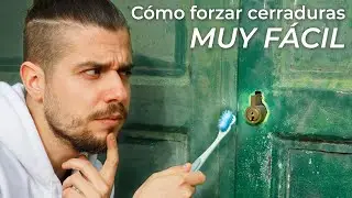 MIRA ESTO Antes de llamar al CERRAJERO. Se puede forzar una cerradura con un CEPILLO DE DIENTES??