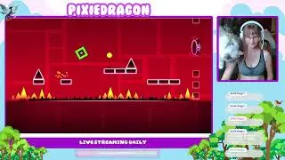 Geometry Dash first level completion - cat dance