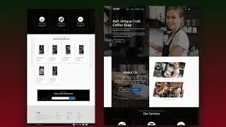 How to Create Coffee Store Web Design Using HTML & CSS And JavaScript