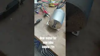 3000w 72v Motor for new bike #electricbike #minibike #3000w #72v