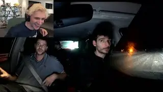 xQc отреагировал на паническую атаку Ice Poseidon во время вождения в снегу