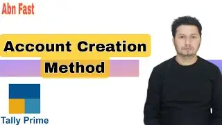 Account Creation Method in tallyprime In Hindi