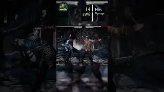 MKX Scorpion 90% Combo That MELTS Health Bars! 🔥🦂 #mortalkombat #infinitecombo
