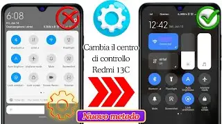 Impostazioni del centro di controllo Redmi 13C | cambia centro di controllo su Redmi 13C