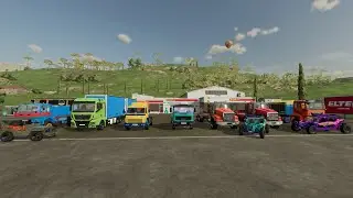 Farming Simulator 22 Mod Review 42  UTV,SUV,tippers,hook lift,box truck + trailer and trucks