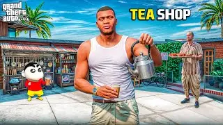 GTA 5: Franklin & Shinchan Started A Tea Shop In Gta 5