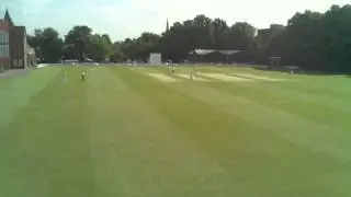 Time lapse of a cricket match