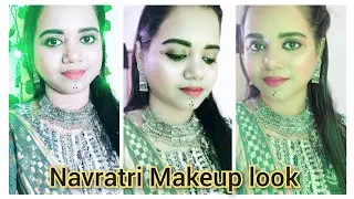 Navratri Makeup look | Grey Make-up look | Garba Night Make-up Look | Durga Puja Makeup look |