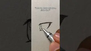 How to draw eye from side view