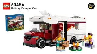 LEGO City Great Vehicles 60454 Holiday Camper Van (2025) - unbox and speed building