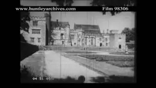 Penshurst Place, 1950's.  Archive film 98306