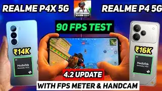 ⚡DON'T BUY WRONG PHONE | REALME P4X 5g vs REALME P4 5g | Ultimate 90 FPS Gaming comparison|