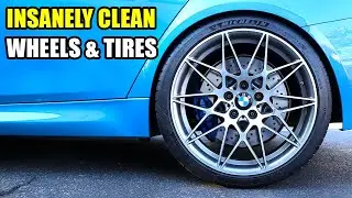 Как я мою и полирую диски и шины | BMW 666M Competition
