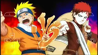 Naruto vs Gaara - NARUTO HEROES 2 - Android - PPSSPP
