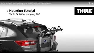 Thule OutWay Hanging 2 &eacute;s 3-bike h&aacute;ts&oacute; ajt&oacute;ra ker&eacute;kp&aacute;rsz&aacute;ll&iacute;t&oacute; (994001, 995001)