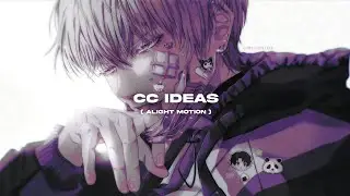 cc ideas on alight motion
