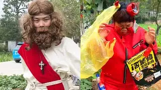 Jesus punished the devil who littered!#funny #animatry #cosplay