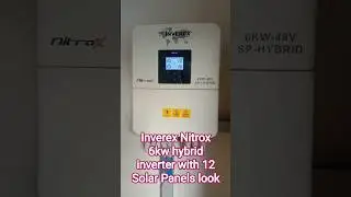 Solar System Installation|Nitrox 6kw|😎🔥💥#short #shorts #shortvideo #inverexnitrox #solar #panel #khi