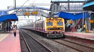 Huge Honking Howrah-Bardhaman Medha Local Train entering & Departing Balarambati railway station