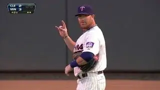 Doumit catches Cabrera trying to stretch a double