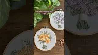 Tired of scrolling? Get a hobby! Learn embroidery!! 🥰 #learnsomethingnew