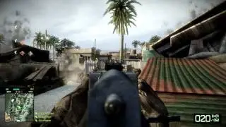 Battlefield Bad Company 2 Gameplay with Commentary - Oasis Conquest with 9A-91 (in HD)