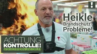 LADENSCHLIESSUNG angedroht? Der RAMSCHKÖNIG hat ein Brandschutzproblem! | Achtung Kontrolle