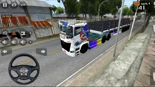 ❗ bussid / android gameplay os / hino long treiler lantai kirim lonjoran besi / Blitar-Tulungagung ❗
