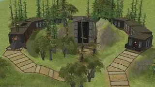 Sims 2 Build: Steampunk Werewolf Train