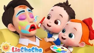Let's Make Daddy Pretty | EP25 | LiaChaCha Nursery Rhymes & Baby Songs