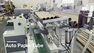 Automatic Paper Tube Core Cutting Machine with Auto Loader and Unloader