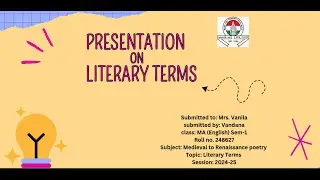 Literary Terms that matter in English Literature