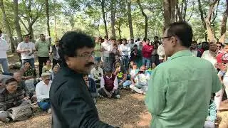 Rajan Khan Speech At Tapovan Chipko Protest NashiK तपोवनातील वृक्षतोडी विरोधात कल्पक शोक कविसंमेलन